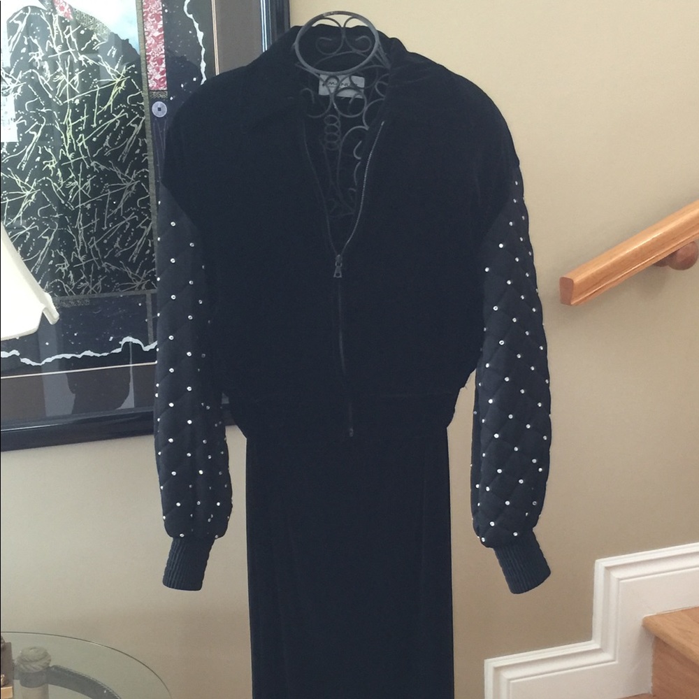 Emmanuel Ungaro black velvet jacket.